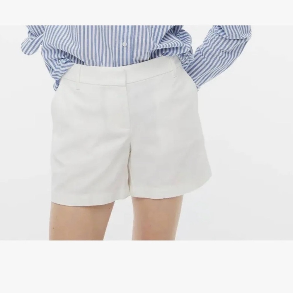 J.Crew White size 16 Chino Shorts